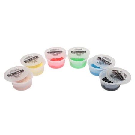 Fabrication Enterprises Fabrication Enterprises 10-1480 Cando Theraputty Exercise Material; 2 Oz. - 6-Piece 10-1480